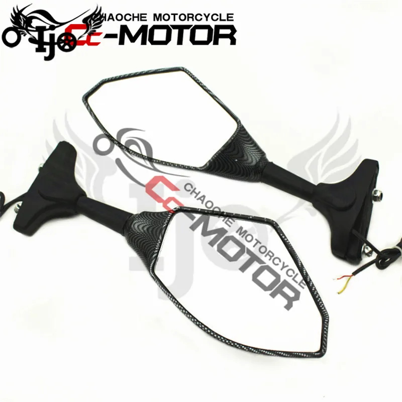 Motorcycle rearview mirror for Honda CBR 600 RR F5 CB R1000R 1100 XX LED Reflector | Автомобили и мотоциклы