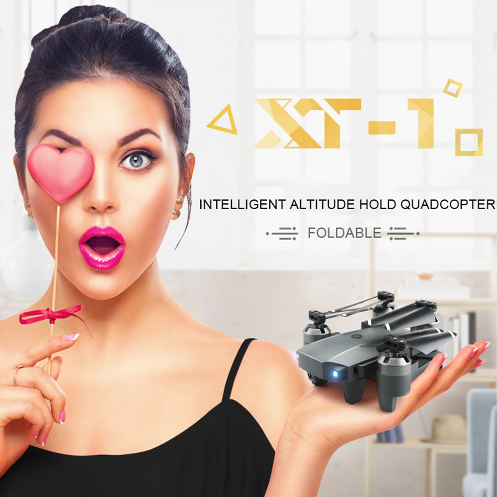 Attop XT-1 WIFI 2.4G 6-axis Gyro FPV Drone 0.3MP Camera Drone 3D Flip Altitude Hold Foldable Dron RC Helicopter Quadcopter (22)