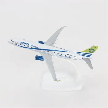 

1:400 16cm Boeing737 HK4623 Colombia AIR B737-800 Model w/Stand Collections Metal Diecast Toys Gift for Children