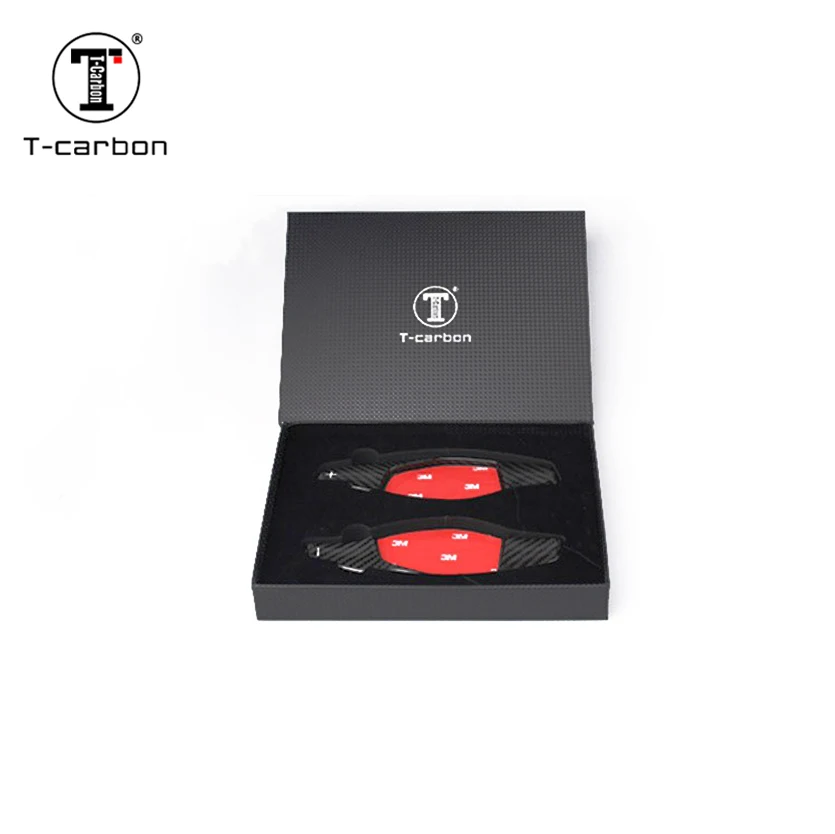 

For Audi Car Accessories 2018 Car styling Real Carbon Fiber Steering Wheel Shift Paddles Wheel Paddle