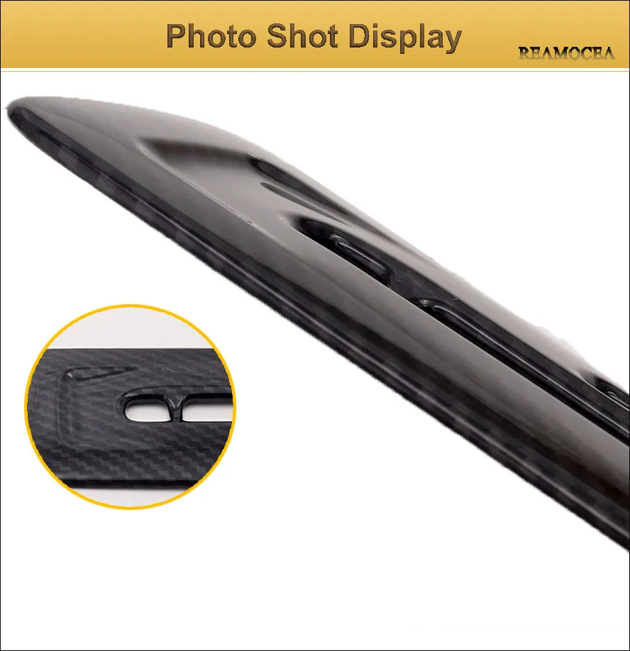 Reamocea For Toyota Camry 2018 Carbon Fiber Car Back Rear Tail Reading Switch Button Light Lamp Frame Trim Decoration Cover (13)