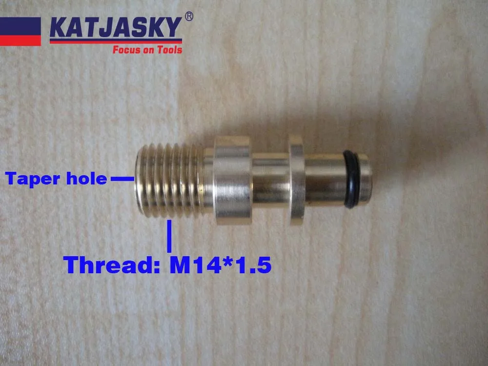 Быстрый соединитель Адаптер подходит Karcher K2 K215 K5.20 наружная резьба M14* 1,5 Коническое отверстие