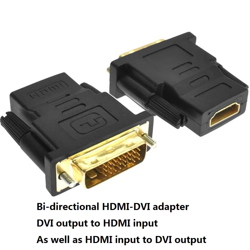 DVI-D 24+ 1 к HDMI адаптер разъем двойной связи штекер мужчин и женщин Кабель HDMI-DVI конвертер 1080P для HDTV проектор монитор