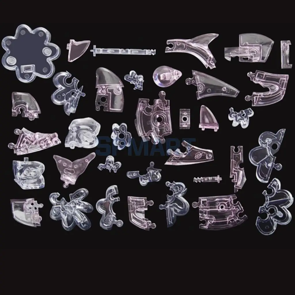 DIY 3D Crystal Puzzles Jigsaw Puzzles Tower/ Dolphin/ High Heel Shoes Model