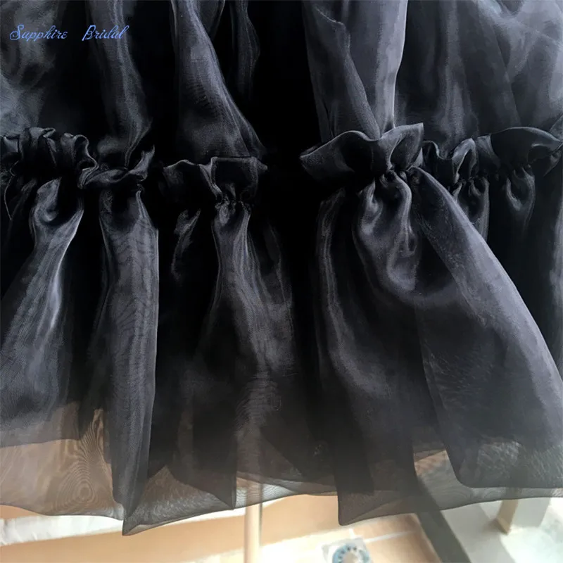Сапфир свадебные женские 50 s юбка прекрасный органзы юбки для женщин короткая пачка Нижняя платье лолиты