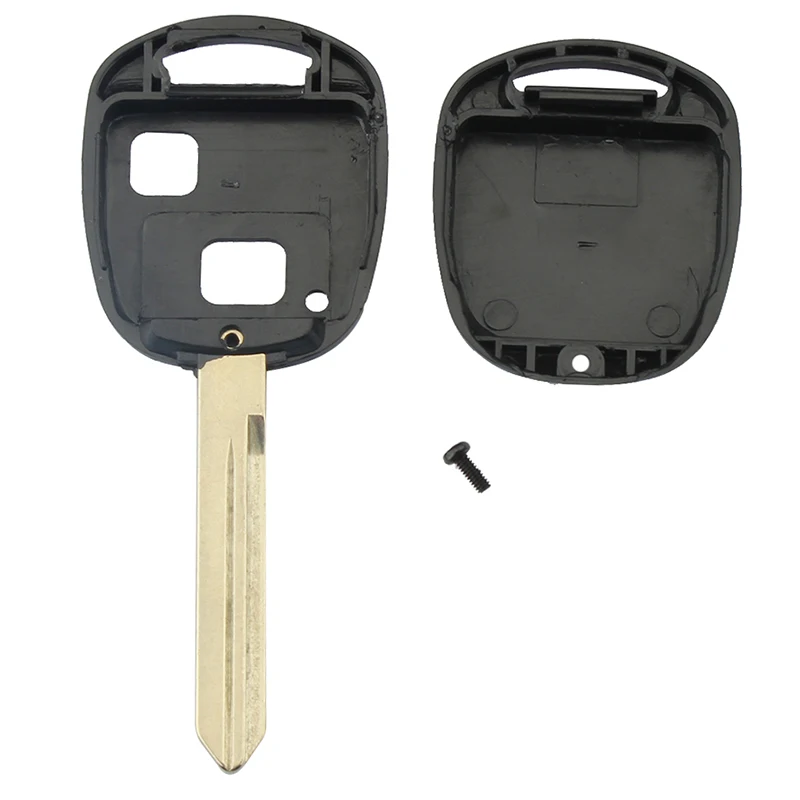 

New 2 Button Remote Key Fob Case Shell Car Replacement Key Case Cover For Toyota Yaris Auris Avensis Corolla