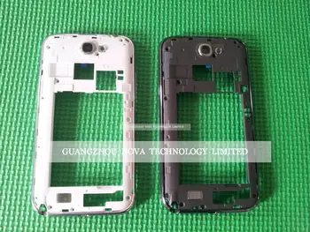

Novaphopat Replacement Chassis Bezel Frame Housing With Button For Samsung Galaxy Note 2 N7100 Black/White Parts