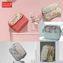 Многофункциональная сумка Babycare, Портативная сумка для подгузников с рисунком, маленькая вместительная сумка для путешествий, уличные поясные аксессуары для табурета