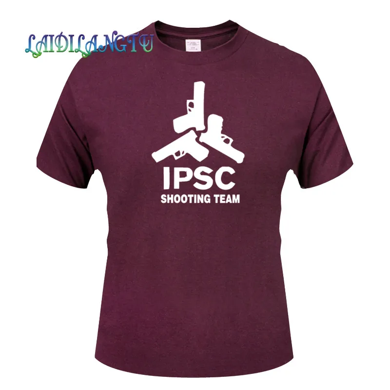 Футболка мужская летняя однотонная 100% хлопок IPSC|Футболки| |