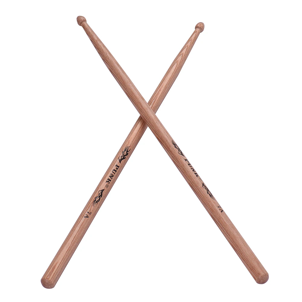 One Pair of Drumsticks Wooden Drum Sticks Hickory Wood Drum Set Accessories 5A/ 5B/ 7A 3Sizes for Option drum sticks