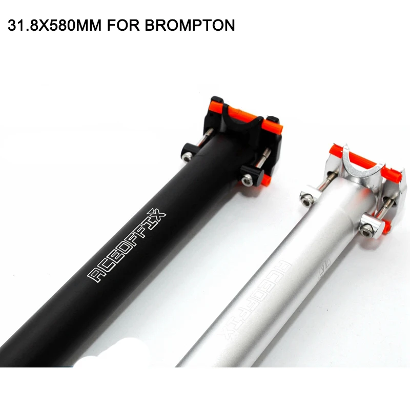 

31.8 mm x 580 mm bicycle seatpost for brompton anemos YR YT Folding bike aluminum alloy