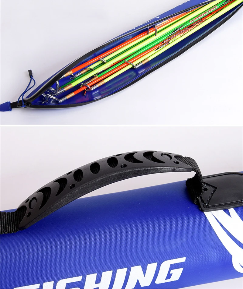 Portable Folding EVA Fishing Rod Bag 120CM Foldable EVA Fishing Pole Storage Carry Bag Fishing Tackle New (4)