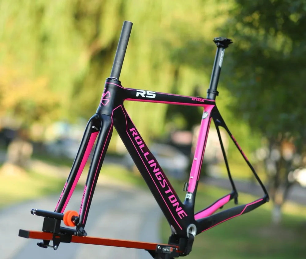 Rolling Stone Attack Carbon 700c дорожный велосипед Аэро рама вилка набор 46 см 49 см|frame fork|carbon road