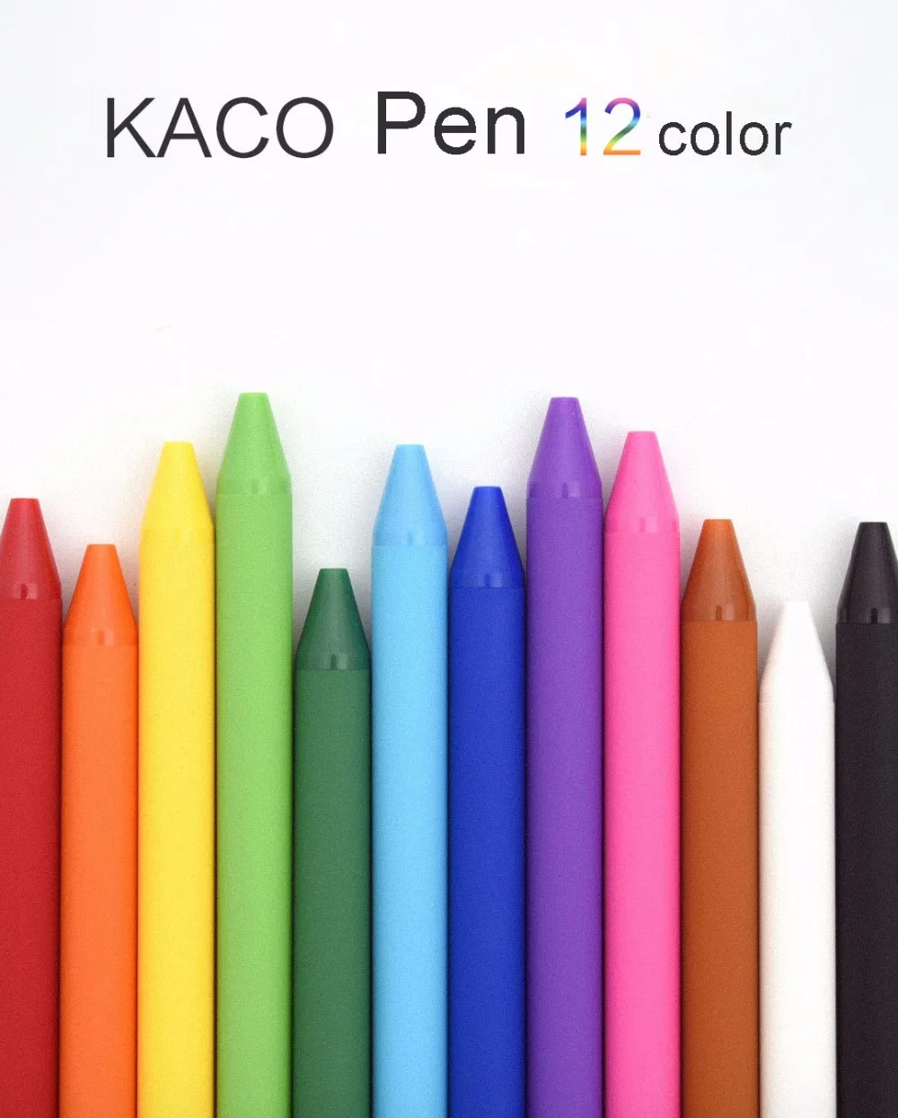 Xiaomi Mijia KACO цветная ручка 12 цветов 0,5 мм сменный АБС-пластик длина записи 400 м