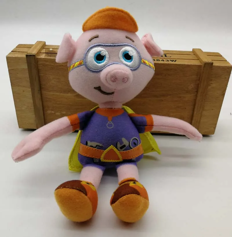 

8" NEW Rare Learning Curve Show Super Why Pig Plush Doll Toy