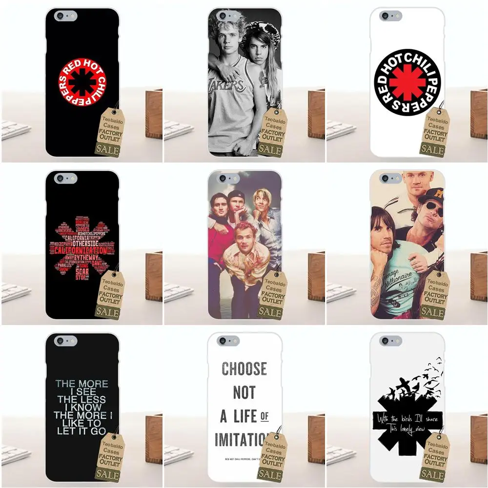 Мягкий милый чехол Tpwxnx Red Hot Chilli Peppers с логотипом для Apple iPhone 4 4S 5 5C SE 6 6S 7 8 Plus X LG G4 G5 G6