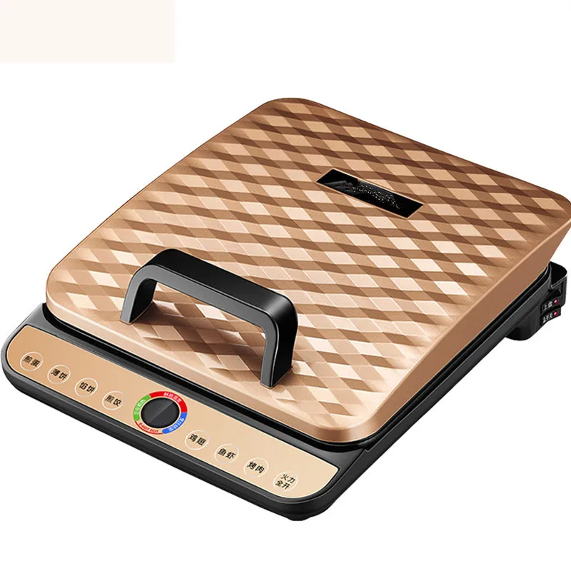

220V 1300w Scoop machine Electric baking pan Non-Stick Coating Double heating Touch type 33x27x9cm