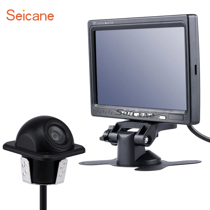 Камера заднего вида Seicane HD 1024*600 TFT ЖК-дисплей автомобильный монитор парковки