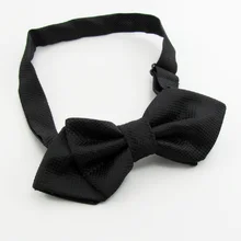 HOOYI 2019 solid color ties for men polyester bowtie gravata bow tie necktie