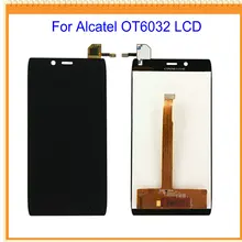 100% New For Alcatel One Touch Idol Alpha OT6032 6032 LCD Screen Display with Touch Screen Digitizer Assembly Free Shipping