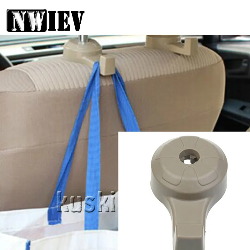 

NWIEV 2pcs Car Back Seat Hooks Car Styling For Mazda CX-5 3 6 Mitsubishi ASX Lancer 10 Outlander Pajero Suzuki Grand Vitara SX4