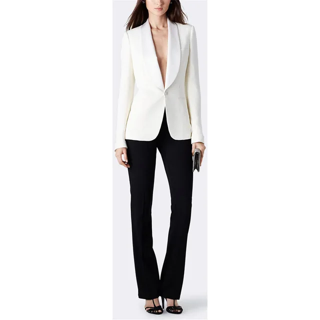 Jacket-Pants-Women-Business-Suits-Work-Ivory-Jacket-Black-Pants-Single-Breasted-Female-Office-Uniform-Ladies.jpg_640x640
