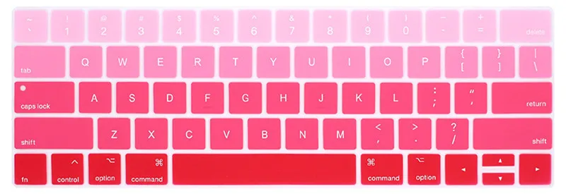 Silicone Keyboard Cover Protector Skin for Apple Macbook Retina Pro  Air MAC 11 12 13 15 Air 13 Soft keyboard stickers 26 Colors
