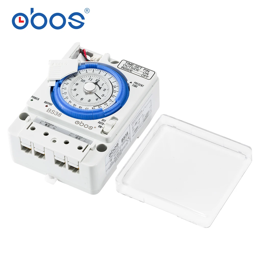 

High quality Promotional 24 Hours 15 Minutes Interval Daily Programmable Mechanical Time Switch BS38 10A Time Timer Switch