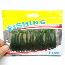 10pcs/lot Classic Flexible Soft Lures 50mm /1g Artificial Bait Silicone Lure Fishing Tackle Fishing Lures YE-61