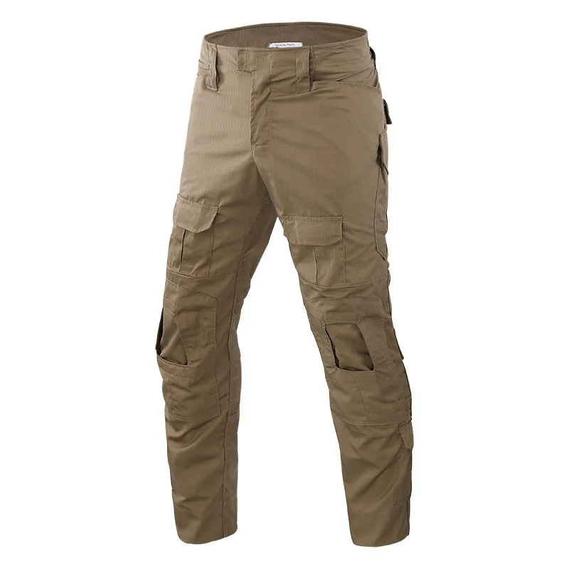 khaki Roupas Masculinas рабочие тренировочные армейские фанаты брюки-лягушка камуфляжные комбинезоны тактические военные Softair Ww2 Askeri Malzeme Multicam - Цвет: khaki