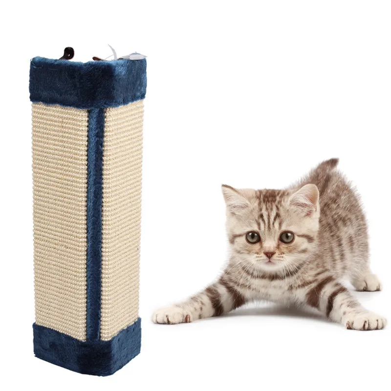 Sisal Cat Scratch Board Cat Training Toy Kitten Scratcher Mat Pad