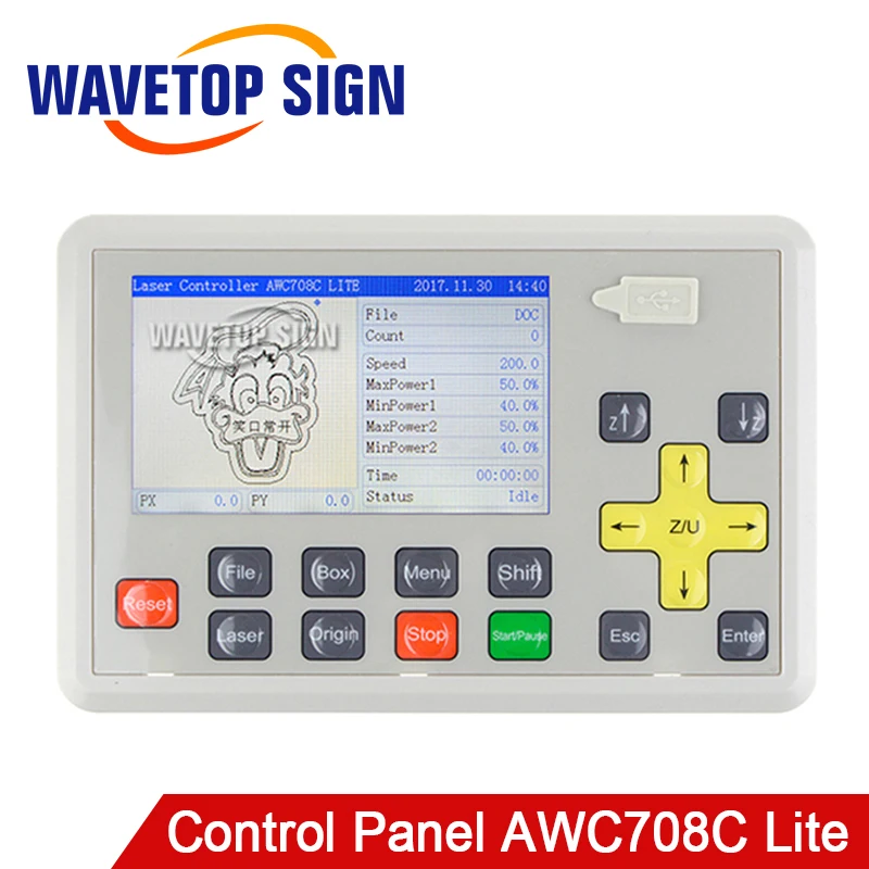 

WaveTopSign Trocen AWC708C Lite Laser Controller System use for Laser Cutting and Engraving Machine
