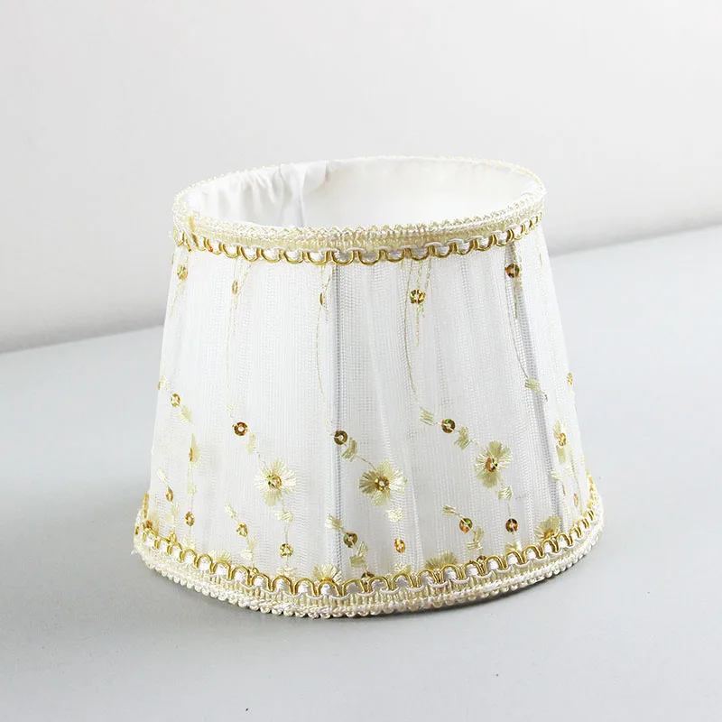 DIA 16.5cm lace Chandelier Mini Lamp Shades, Fabric wall Lamp Covers, Clip onin Lamp Covers