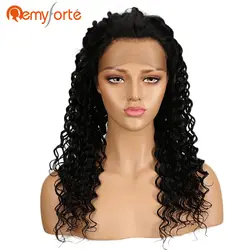 Реми Форте бразильский глубокая волна 360 Синтетические волосы на кружеве al парики для Для женщин Синтетические волосы на кружеве
