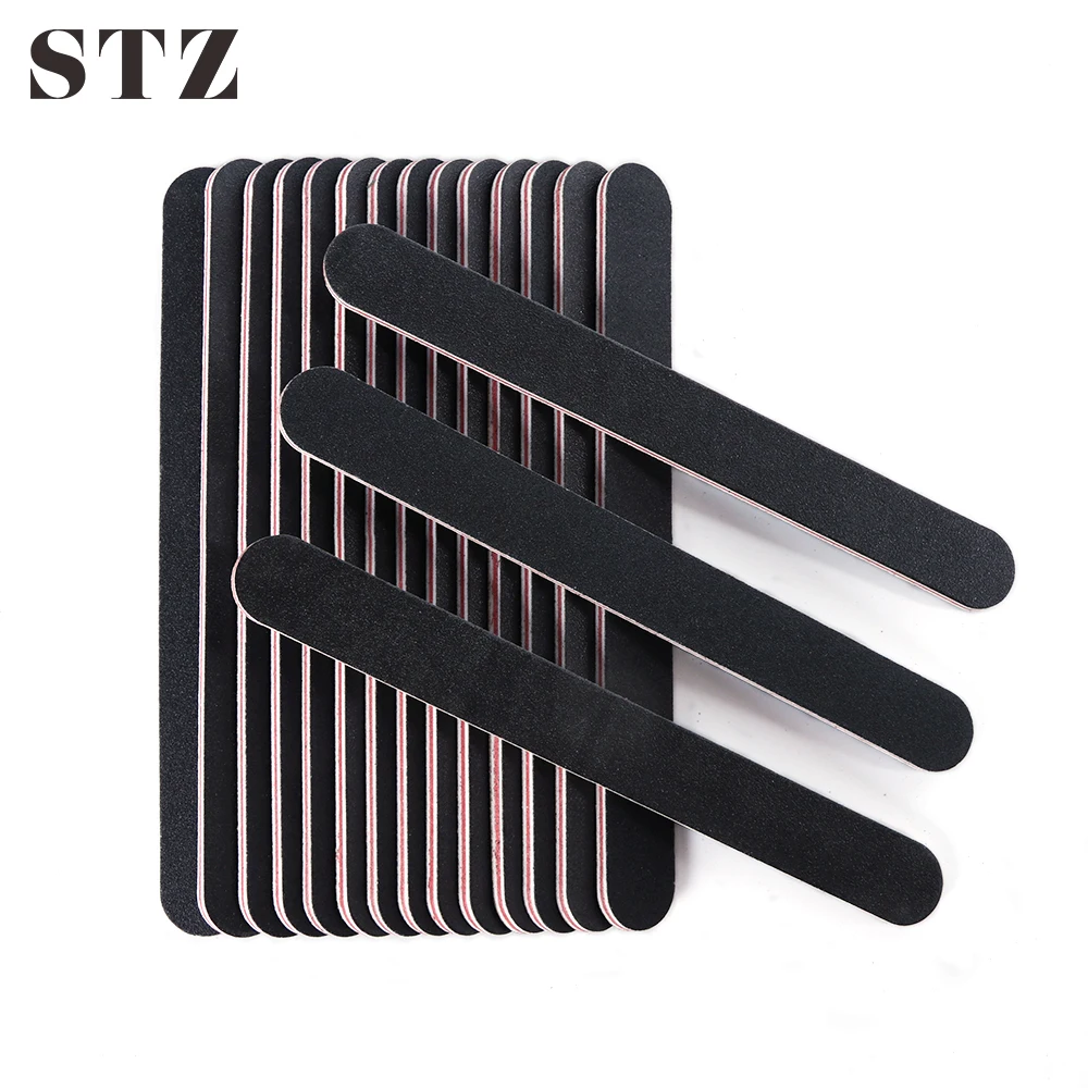 

5pcs/set Washable Nail Polish Sponge Straight Edge Stick Professional Nail Files Double Side Nail Art Styling Accessories #855