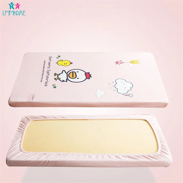 Fox Lion Knitting Cotton Crib Fitted Sheet Soft Breathable Baby Bed Mattress Cover Potector Newborn Bedding Cot Plus Size - Цвет: L