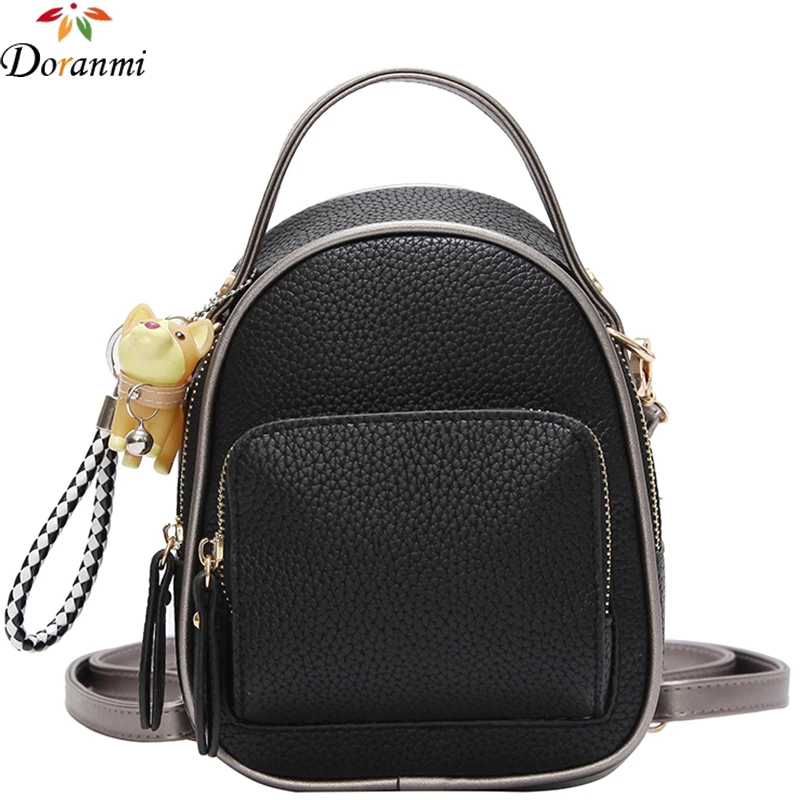 

DORANMI Classic Schoolbag For Women Casual PU Leather Luxury Brand Designed Daypack Large Capacity Backpack Travel Bag SJB262