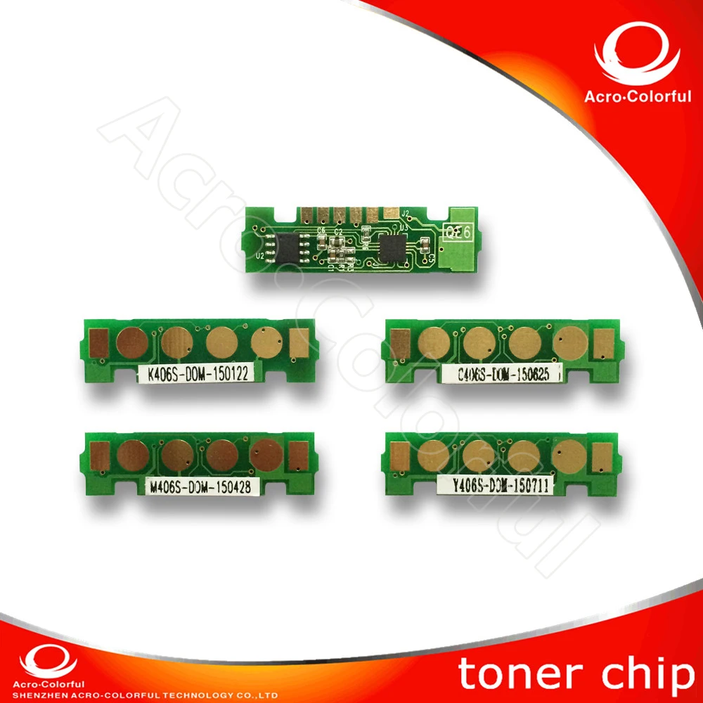 

CLT-K406S CLT-C406S CLT-M406S CLT-Y406S Toner cartridge reset chip for Samsung CLP-360  CLX-3300 3305W 3305FW 3305FN 3307FW
