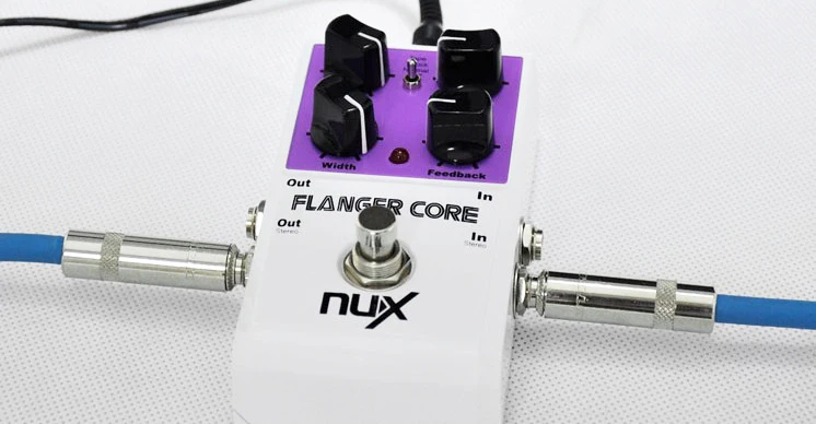 NUX Flanger Core Гитарные эффекты педаль нормальный и лента Flanger True Bypass