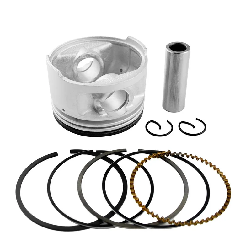 Motorcycle STD~+100 Cylinder Bore Size 49 49.25 49.5 49.75 50mm Piston& Piston Ring Kit For YAMAHA XV250 XC125 XV 250 XC 125