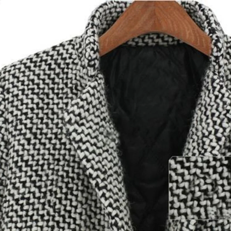 Gray long women blazers Elegant office business blaser suit mandarin collar Casual Autumn winter basic long Outwear Tops femme