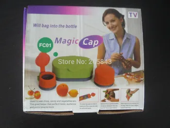 

50 SET/LOT Magic Cap Copco Wide Bag Cap Bag cap keep snacks fresh 3 in 1 3 pcs/set
