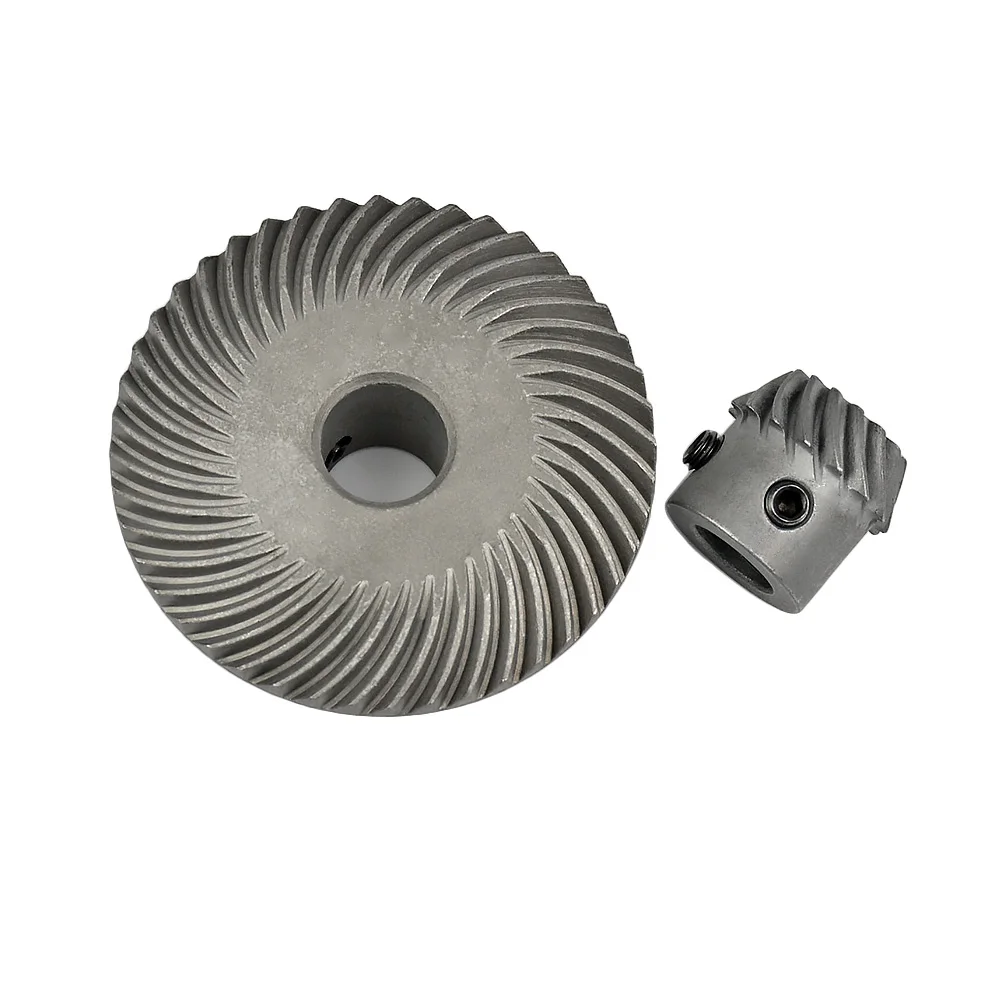 Aiyima 1 par 1 módulo 1:3 engranaje cónico espiral pequeño acero al carbono engranaje helicoidal herramientas eléctricas Arco no estándar diente