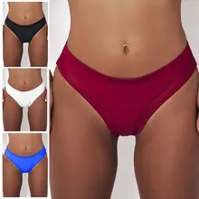 Hirigin Summer Women Simple Design Sporty Style Cotton Panties String Thongs Seamless Briefs Sexy Lingerie Stylish Soft