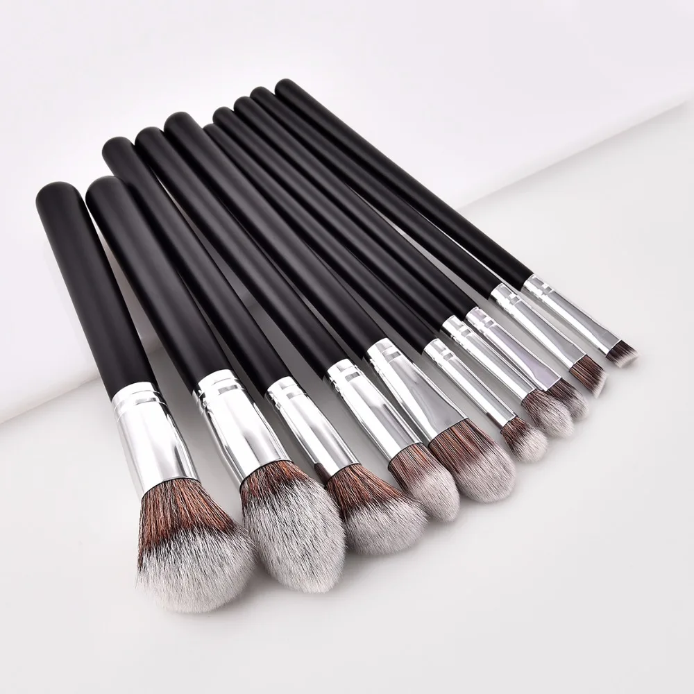 ENNKE 10Pcs Kabuki Makeup Brush Set Pincel de maquiagem Eye Make Up