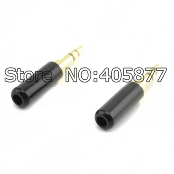 

New 3.5mm Stereo 24k Gold plated Audio soldering Adapter audio headphone plug 10 pcs