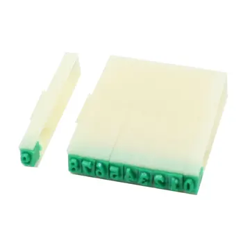 

10 in 1 Plastic 10 Digits 0-9 Numerals Detachable Combination Stamp Block Set
