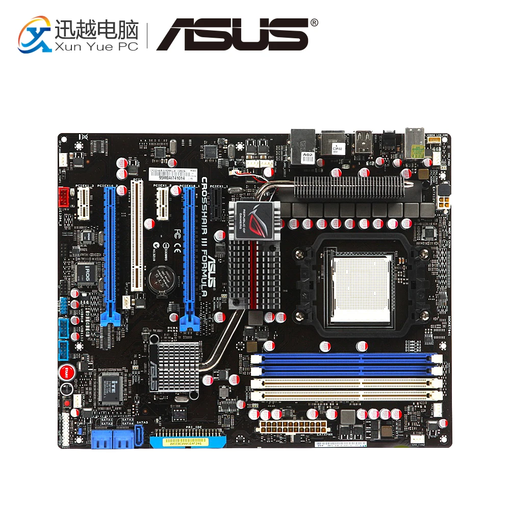 

Asus Crosshair III Formula Desktop Motherboard AMD 790FX Socket AM3 DDR3 USB2.0 ATX