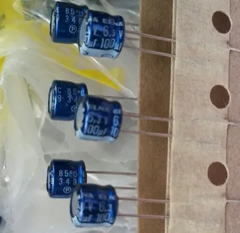 

100% New and original 6.3v100uf 5*7MM ELNA 6.3v100uf 5*7 blue cloak small volume audio capacitor 100UF6V