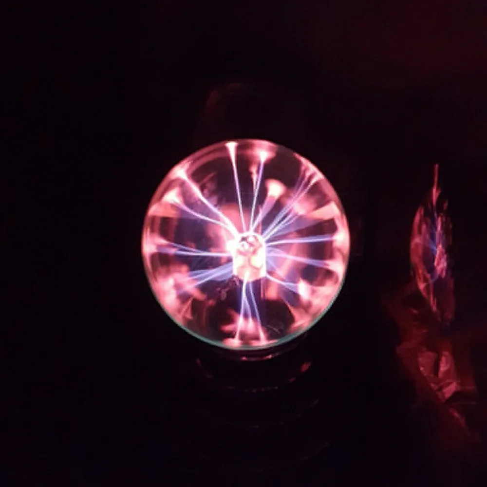 

2017 USB Plasma Ball Electrostatic Sphere Light Magic Crystal Lamp Ball Desktop Lightning Christmas Party Touch Sensitive Lights